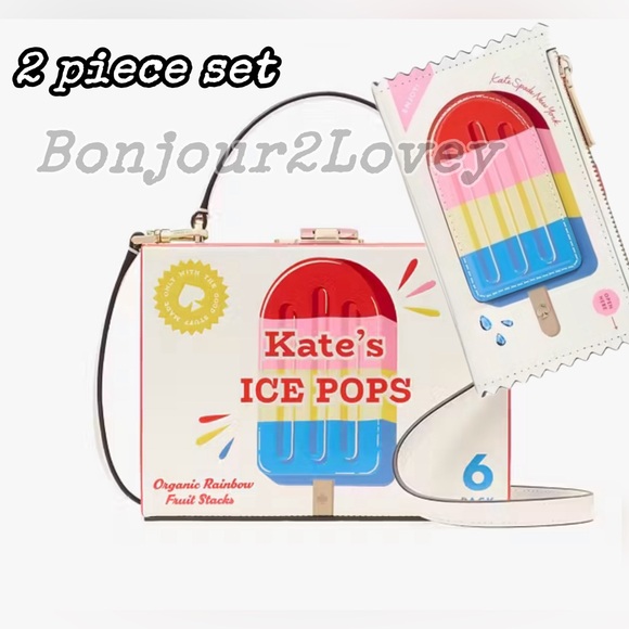 kate spade Handbags - Kate Spade Snack Bar Popsicle
Crossbody Wallet Set